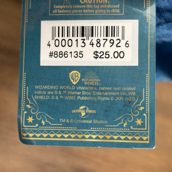 NEW Universal Studios Wizarding World Harry Potter RAVENCLAW Mascot Plush NWT - Picture 6 of 15